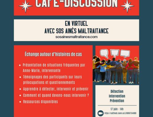 Café-Discussion Virtuel avec SOS Aînés Maltraitance – 17 juin 2024 à 14h